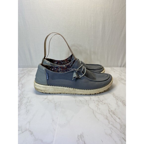 Hey Dude Wendy Citadel Blue Shoes Women Size 9 - Picture 2 of 7